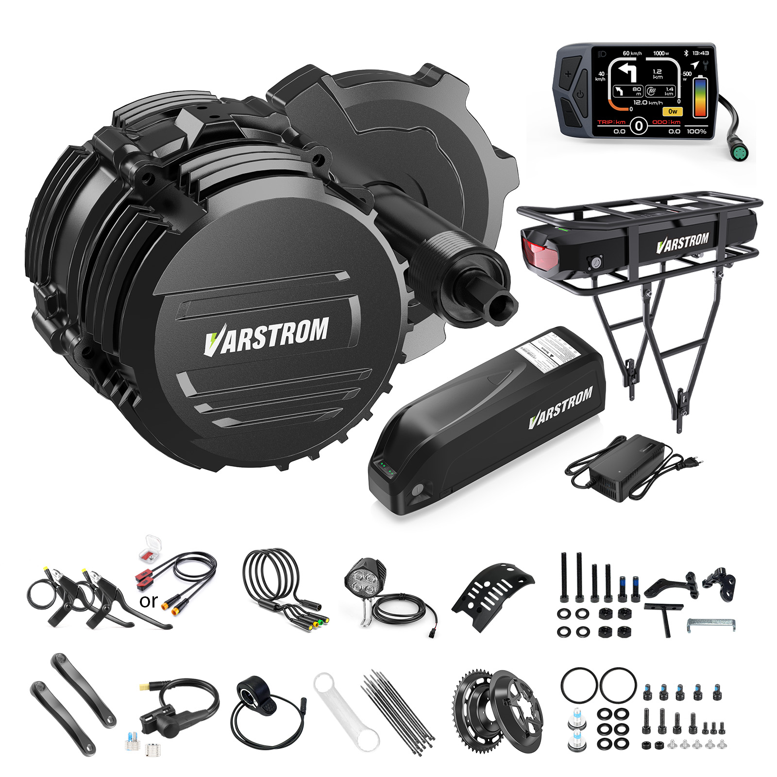 Side Hung Mid Drive Motor Kit - [미국 재고] 바스트롬 48V500W 750W 미드