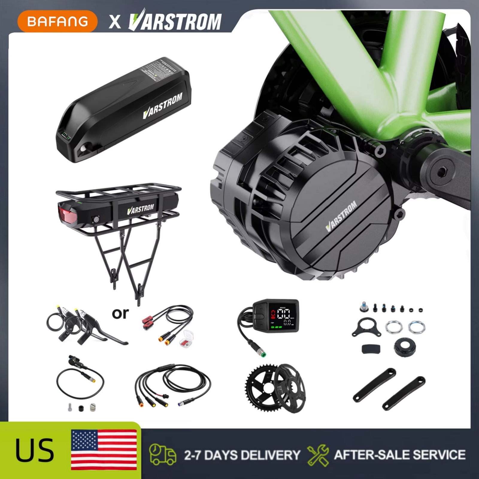 Side Hung Mid Drive Motor Kit - 바스트롬 750W 48V 미드 모터 키트,